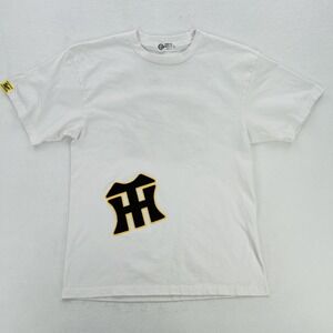 Hanshin Tigers Shirt Mens Medium White Japan NPB‎ Baseball Yano 39 Player Tee